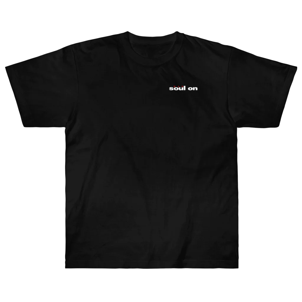 soul on logo heavyweight T-shirt (black)